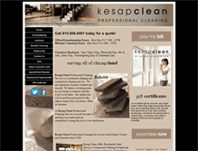 Tablet Screenshot of kesapclean.com
